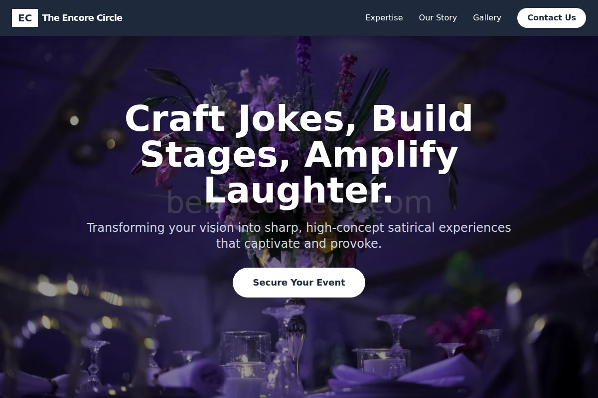Satire Event Planning