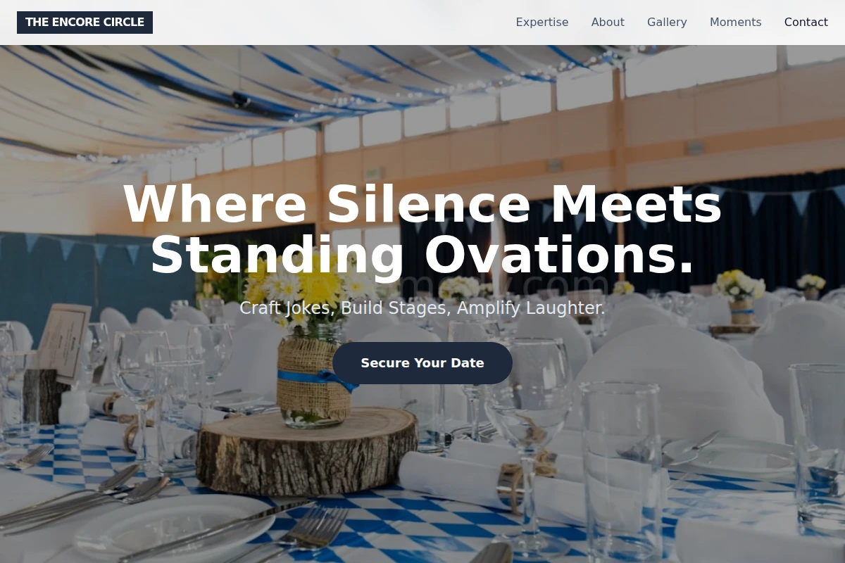 Deadpan Event Planning