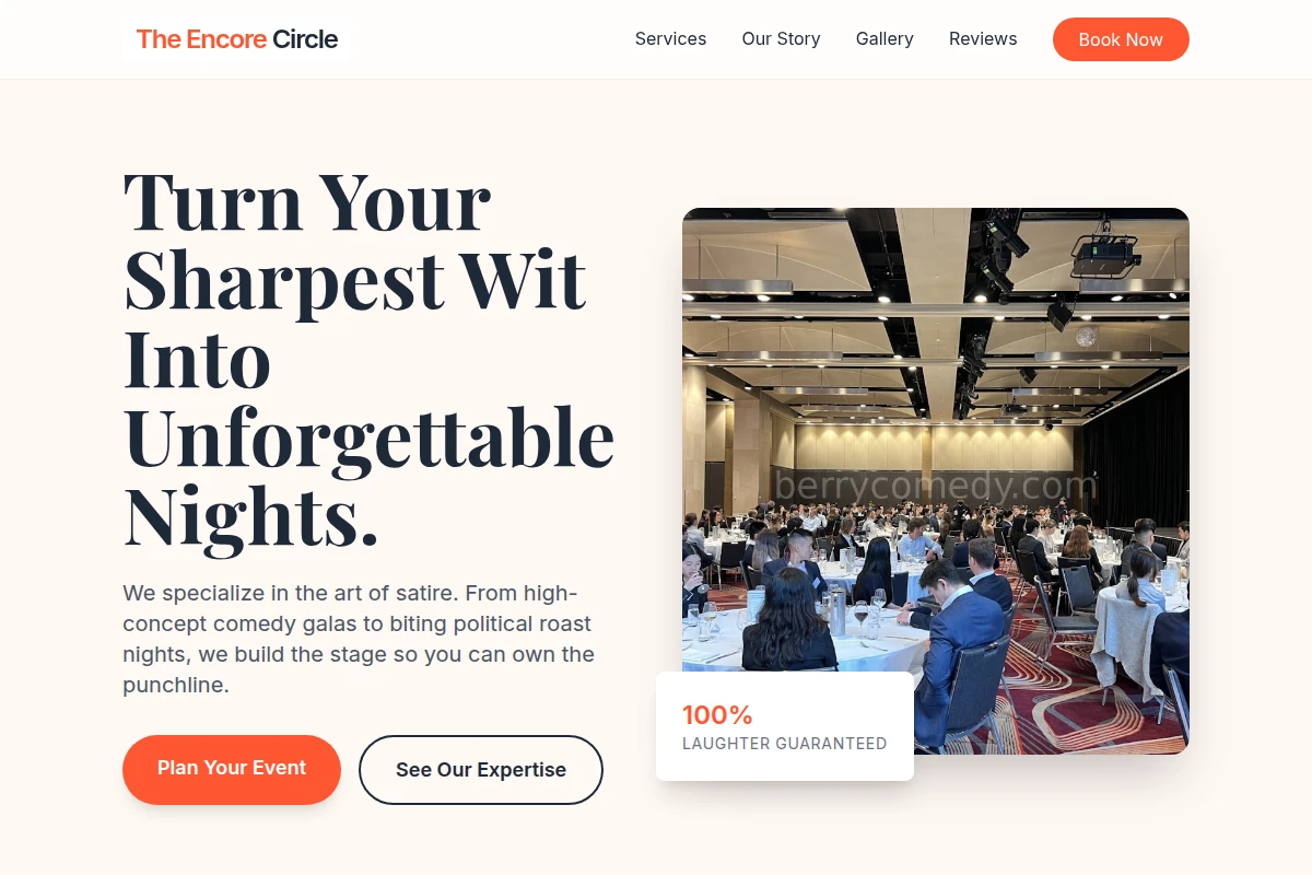 Satire Event Planning
