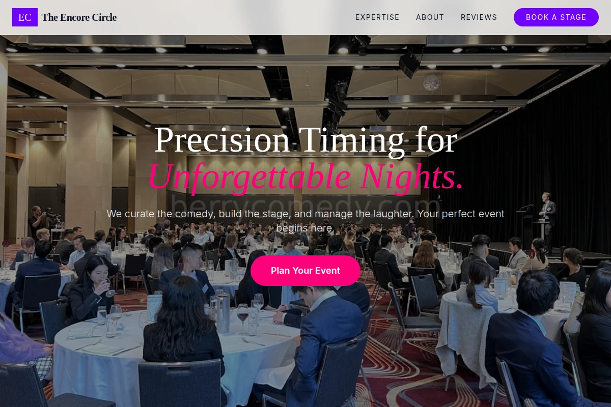 Deadpan Event Planning
