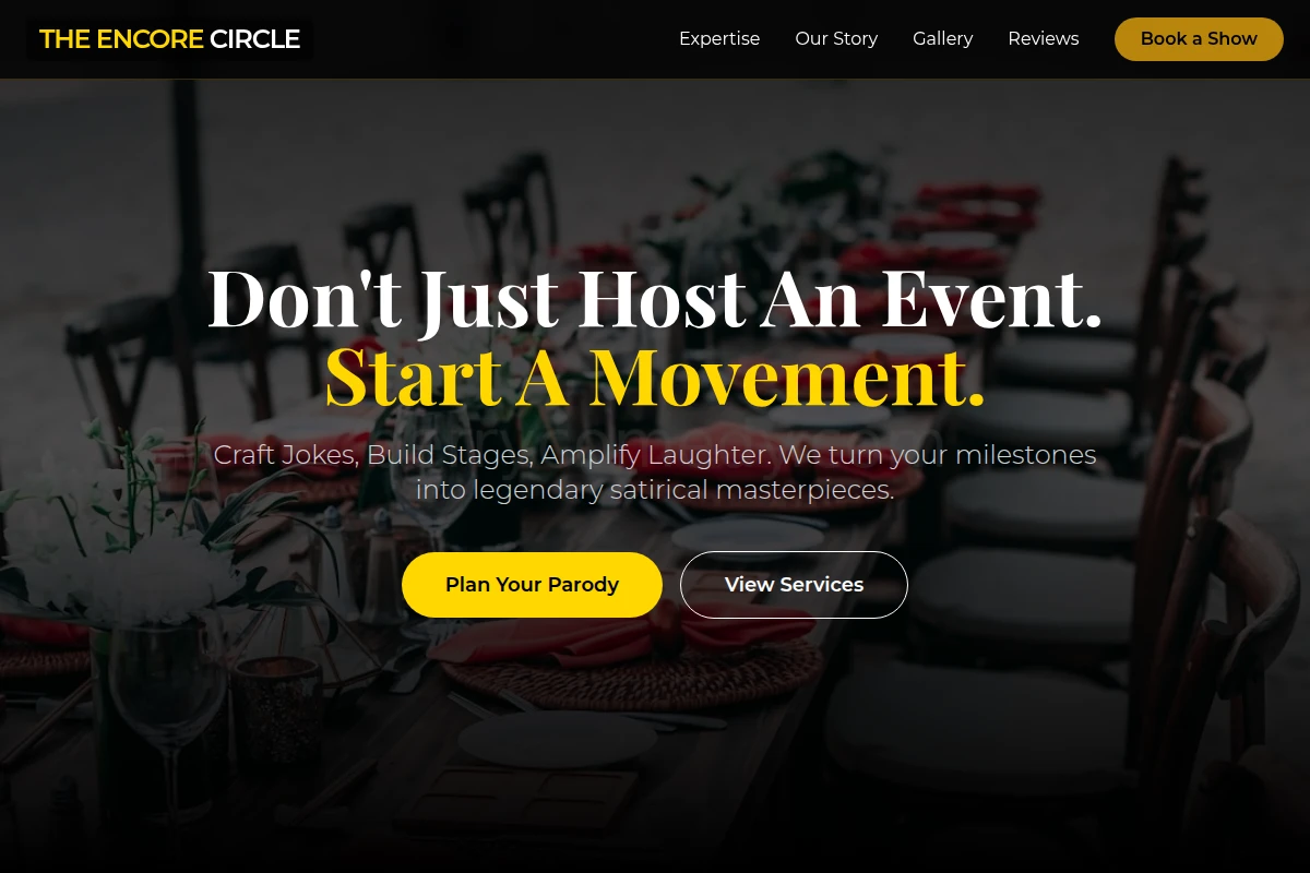 Parody Event Planning