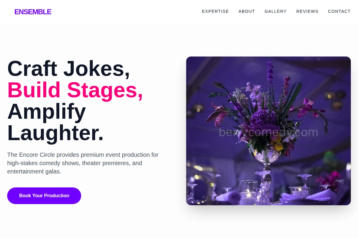 Ensemble Event Planning
