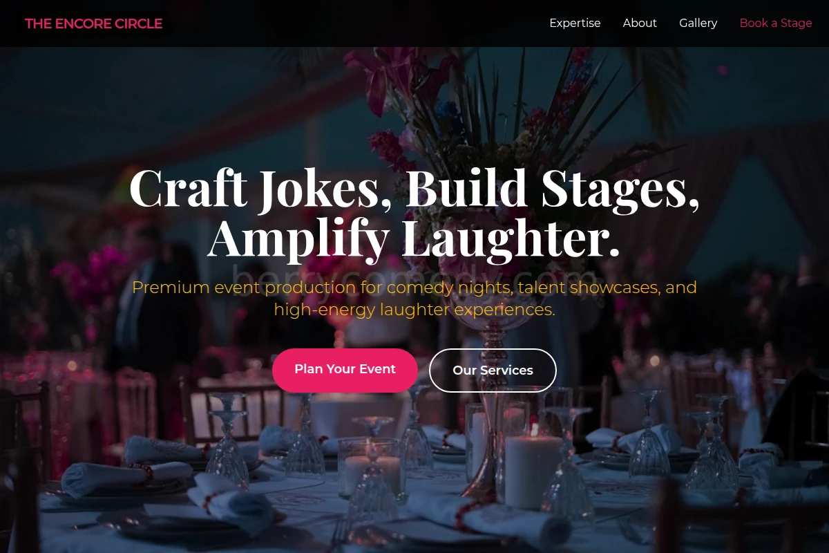 Monologue Event Planning