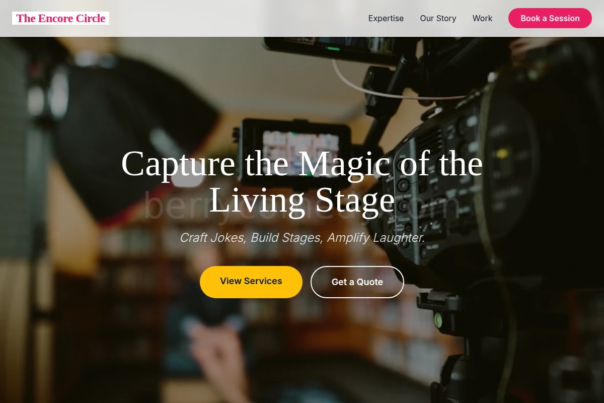 Theater Video Production