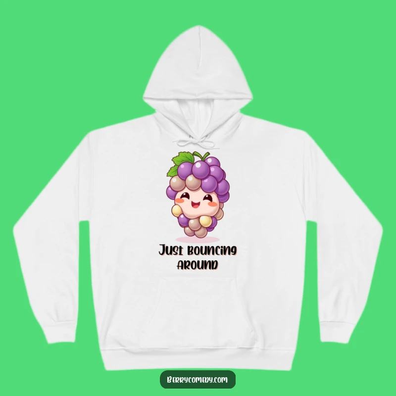 Funny Giggling Grape Cluster Hoodie: Cozy and Playful Gift for All